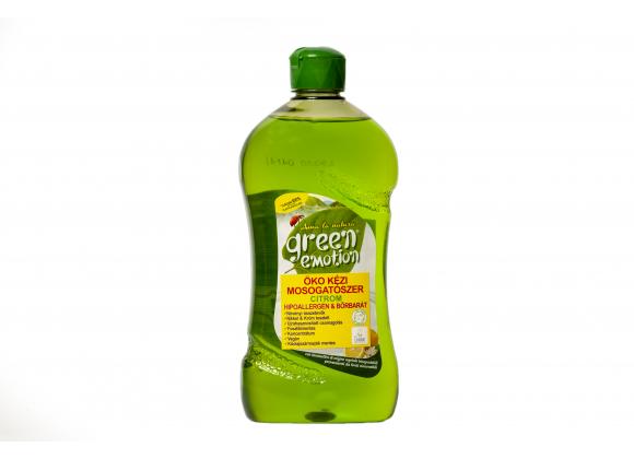 Green emotion öko mosogatószer koncentrátum citrom hipoallergén és bőrbarát